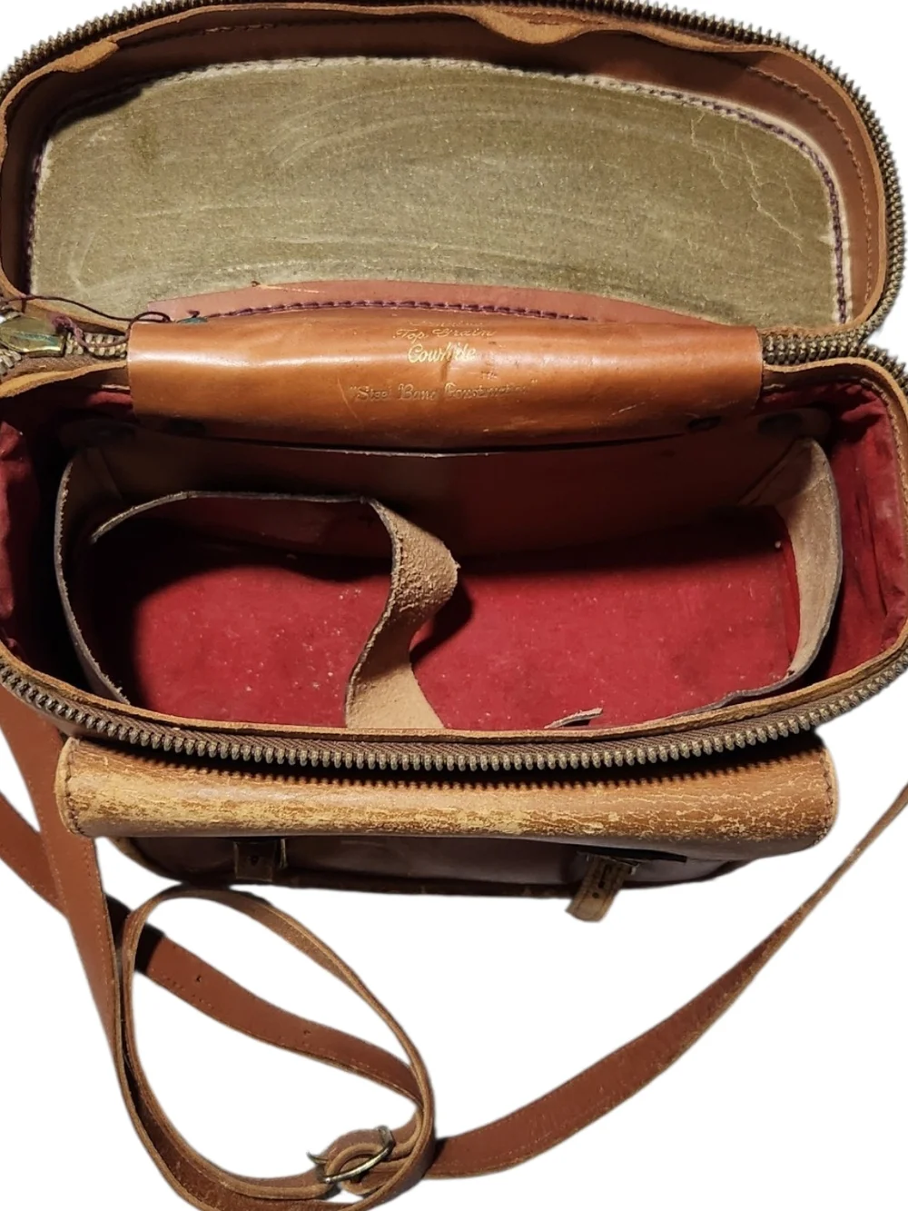1940s‎ / 1950s Leather Camera Bag